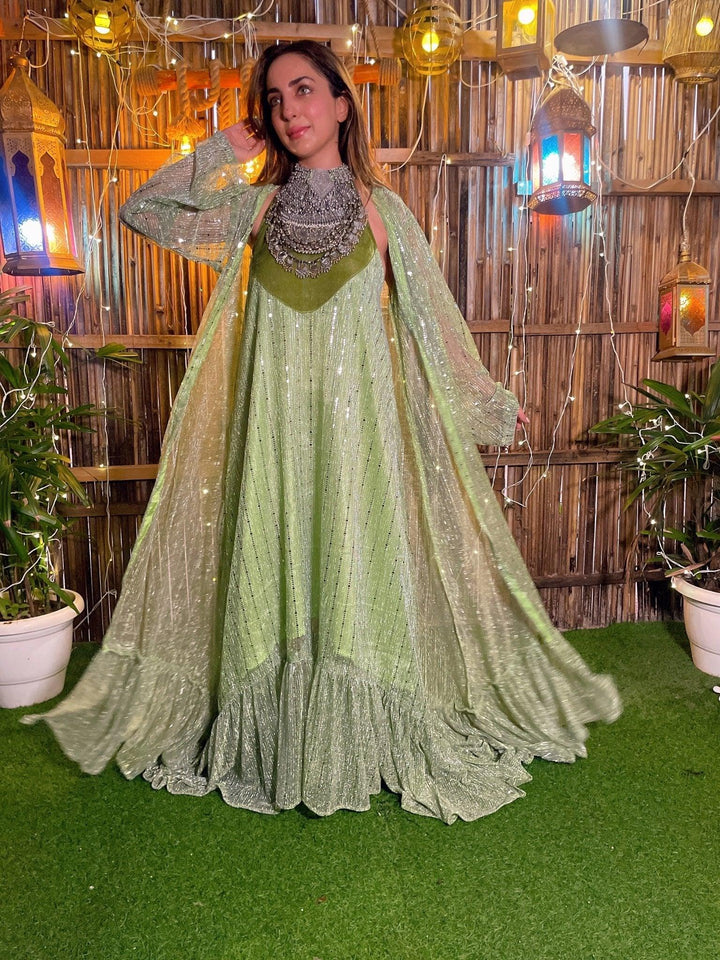Necklace Attached Dress & Shrug - banjaratrail