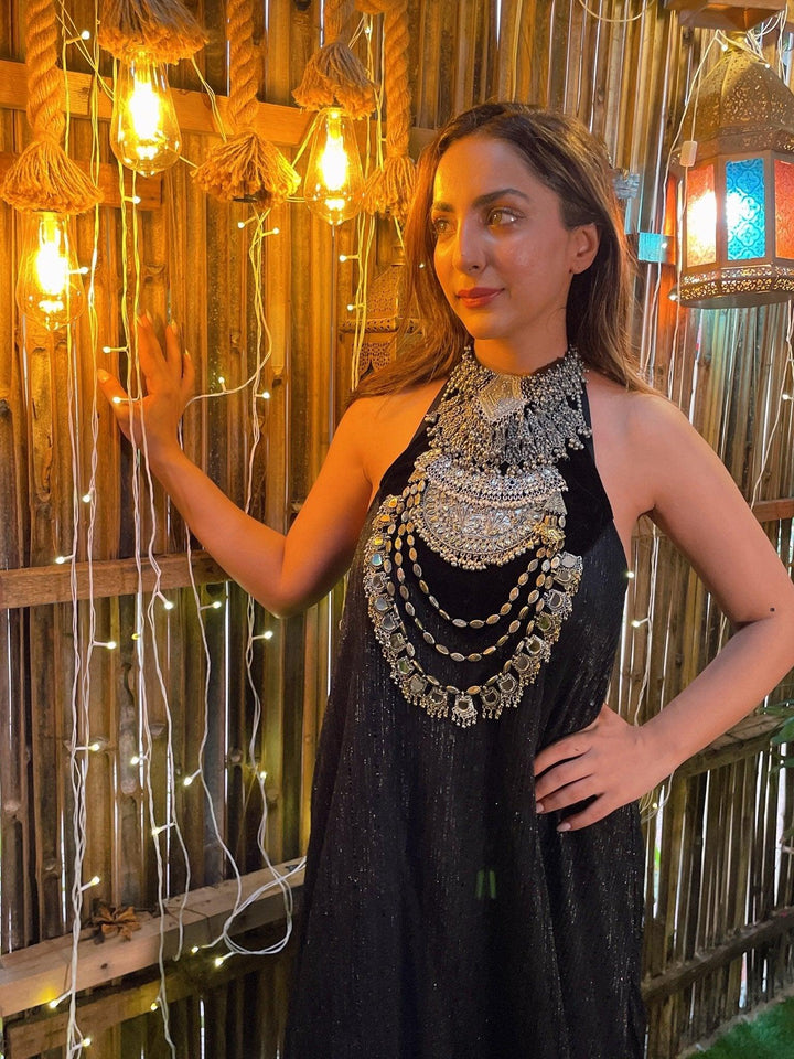 Necklace Attached Dress & Shrug - banjaratrail