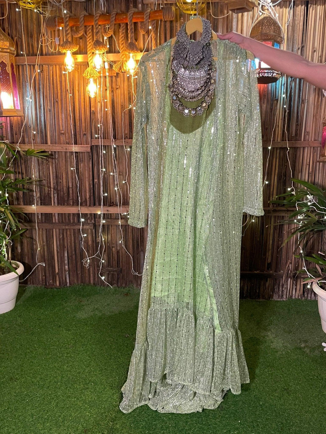 Necklace Attached Dress & Shrug - banjaratrail