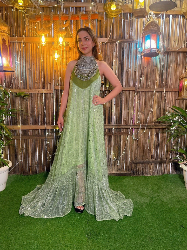 Necklace Attached Dress & Shrug - banjaratrail