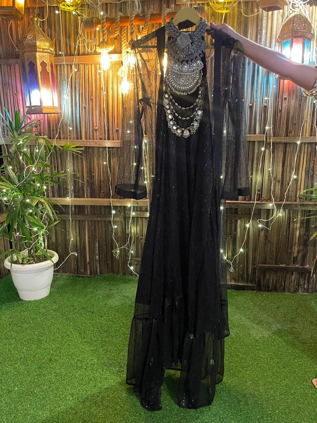 Necklace Attached Dress & Shrug - banjaratrail