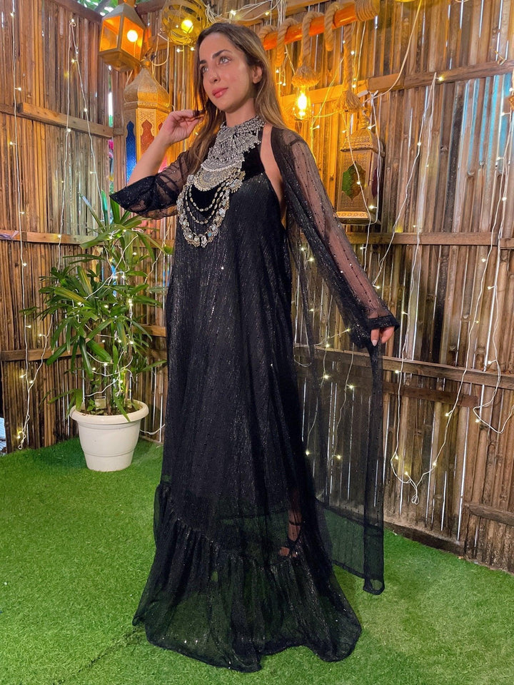 Necklace Attached Dress & Shrug - banjaratrail
