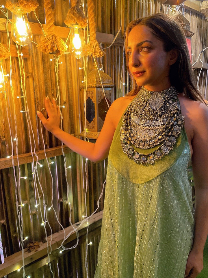 Necklace Attached Dress & Shrug - banjaratrail