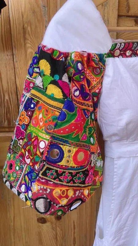 Off shoulder Banjara cotton dress - banjaratrail