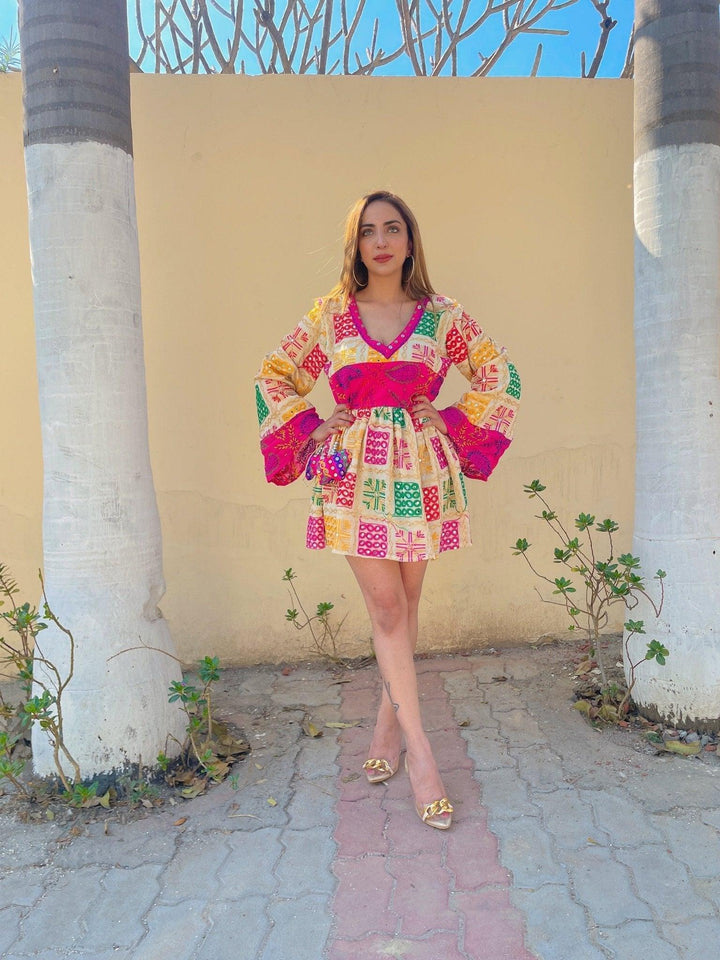 Phulkari Boho Dress - banjaratrail
