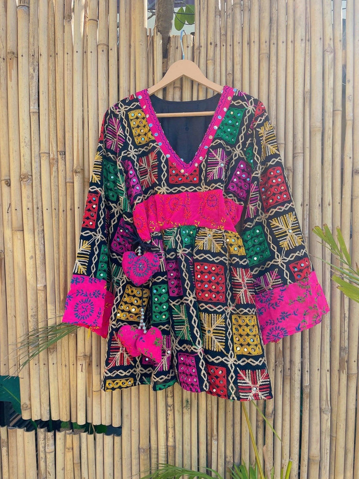 Phulkari Boho Dress - banjaratrail