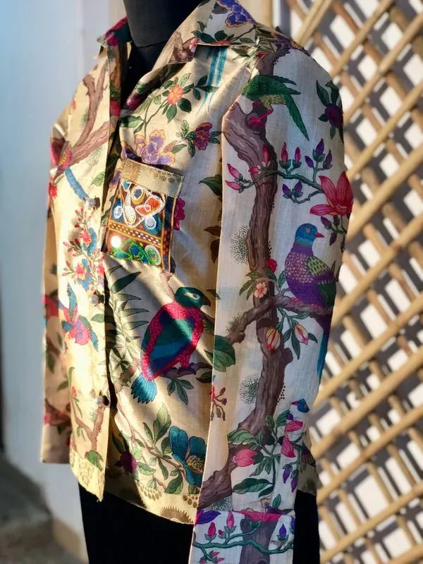 Floral banjara shirt