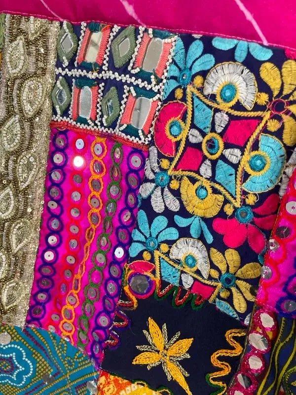 Pink patchwork jacket - banjaratrail