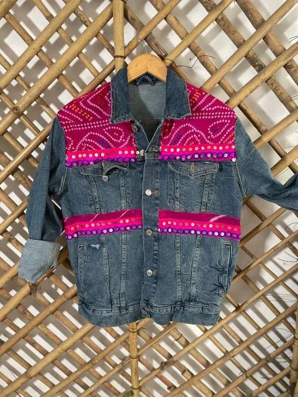 Pink patchwork jacket - banjaratrail