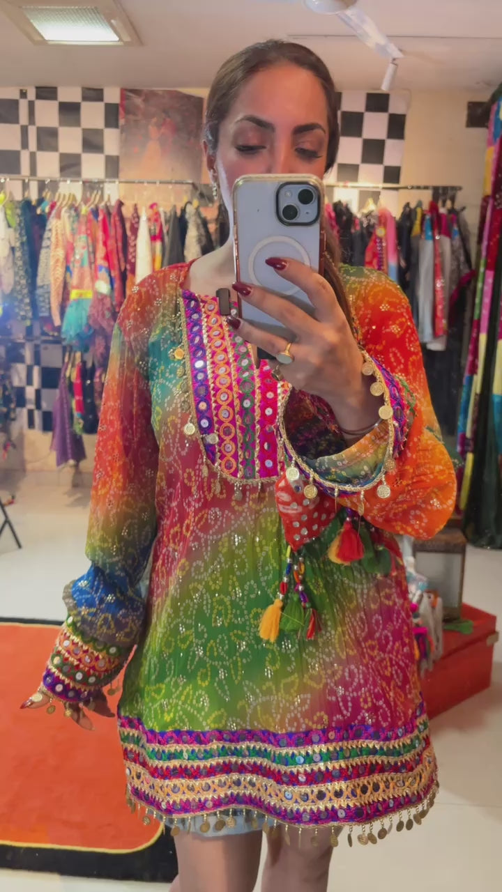 Rang Riwaayat Short dress/kurti
