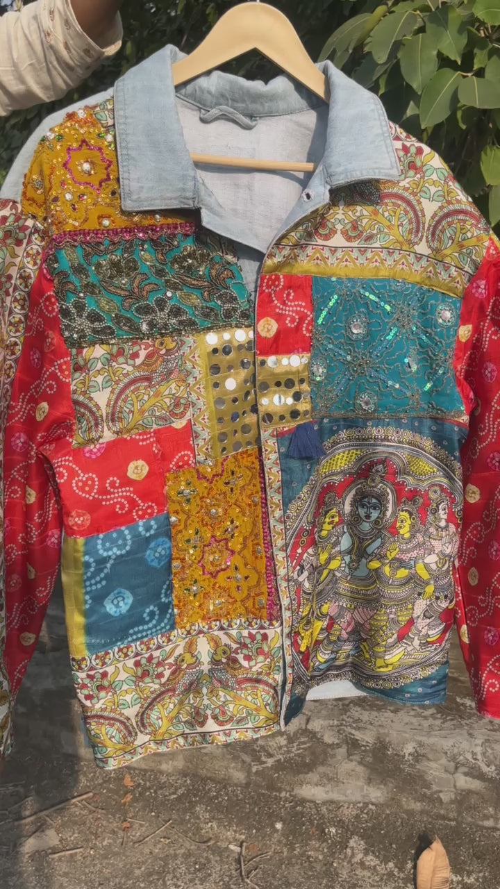 Kalamkari Royale Patchwork Jacket