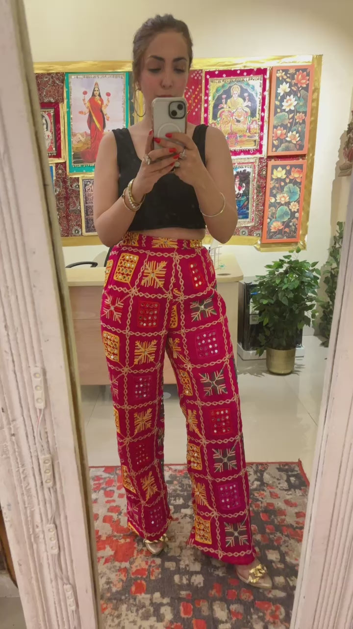 Visra phulkari pants