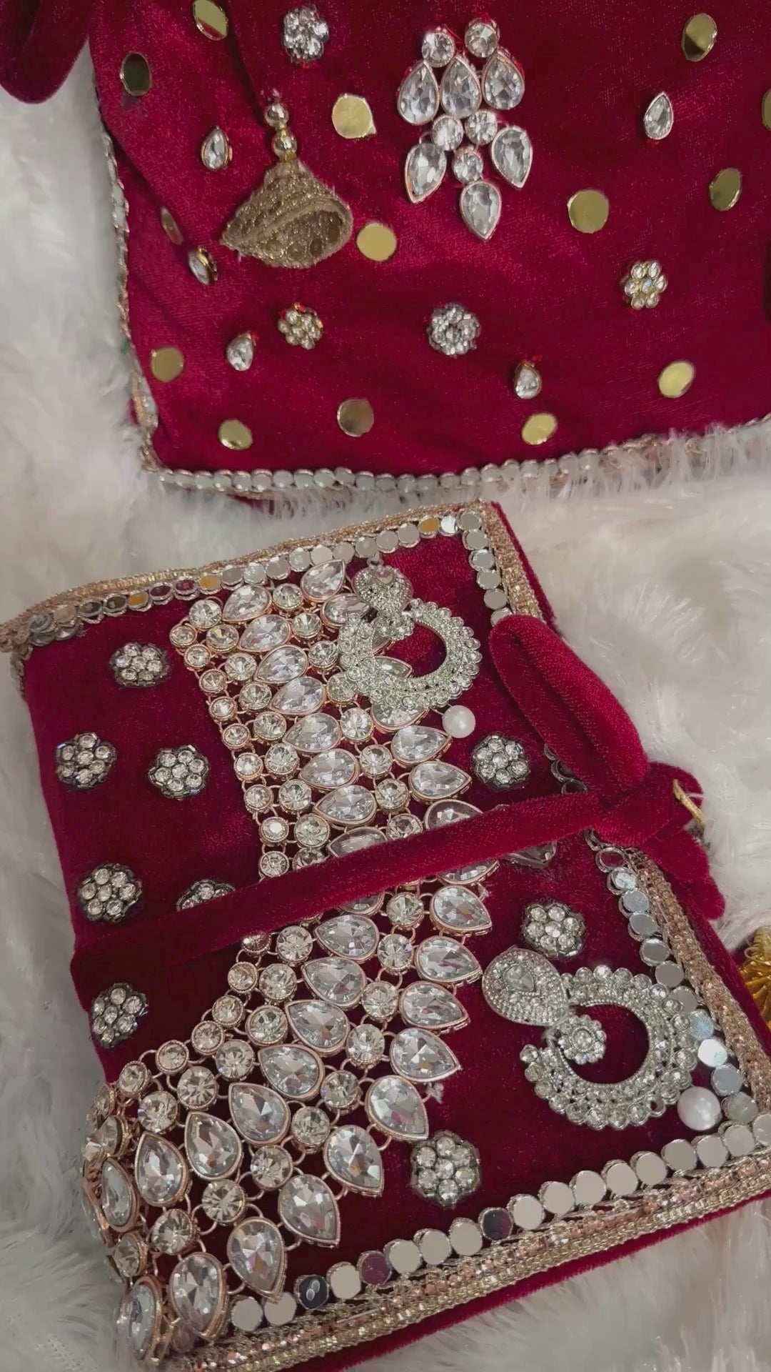 Bridal Journal – Handcrafted Keepsake with Embellished Pouch