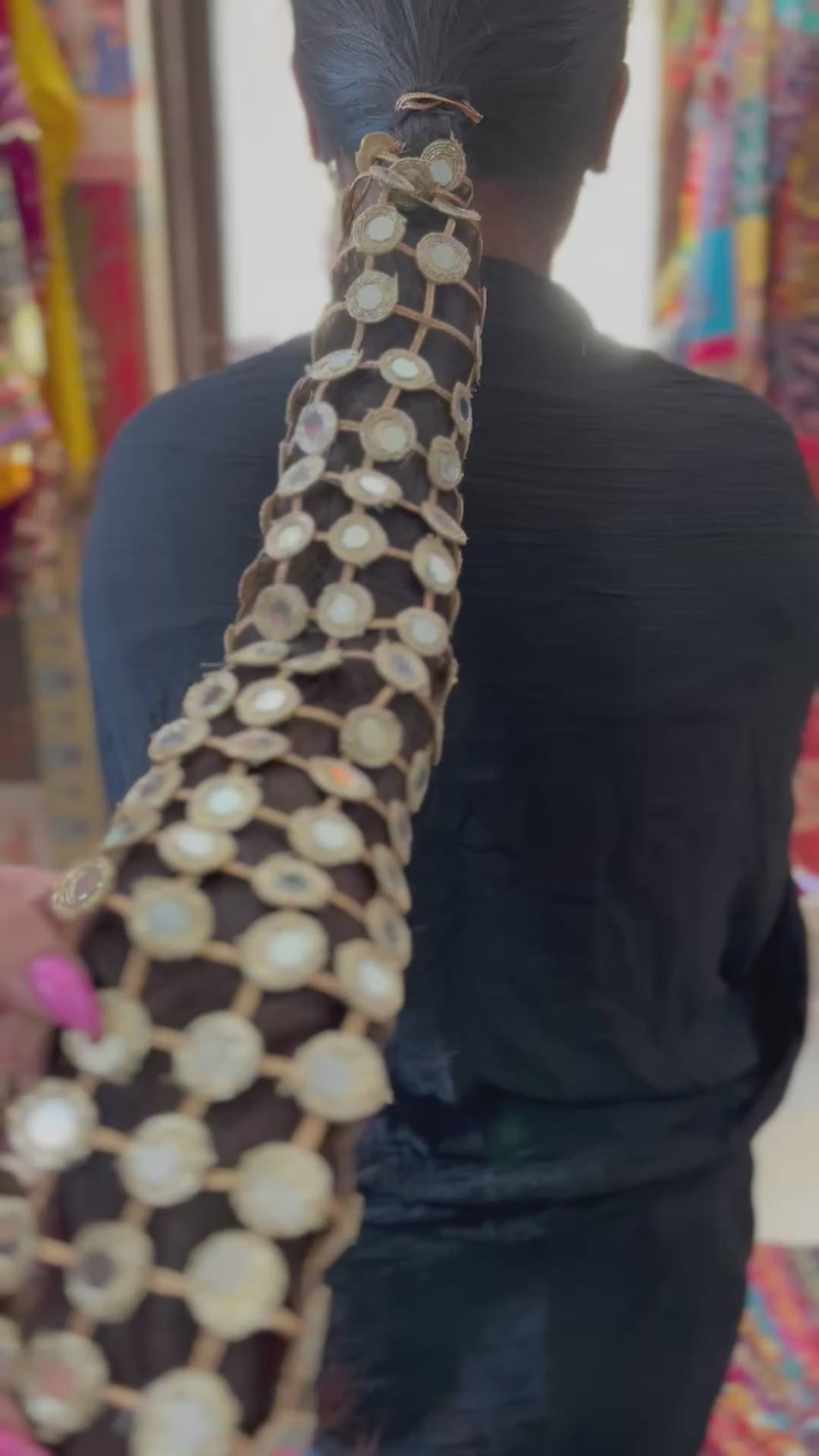 Saanjh hair drape