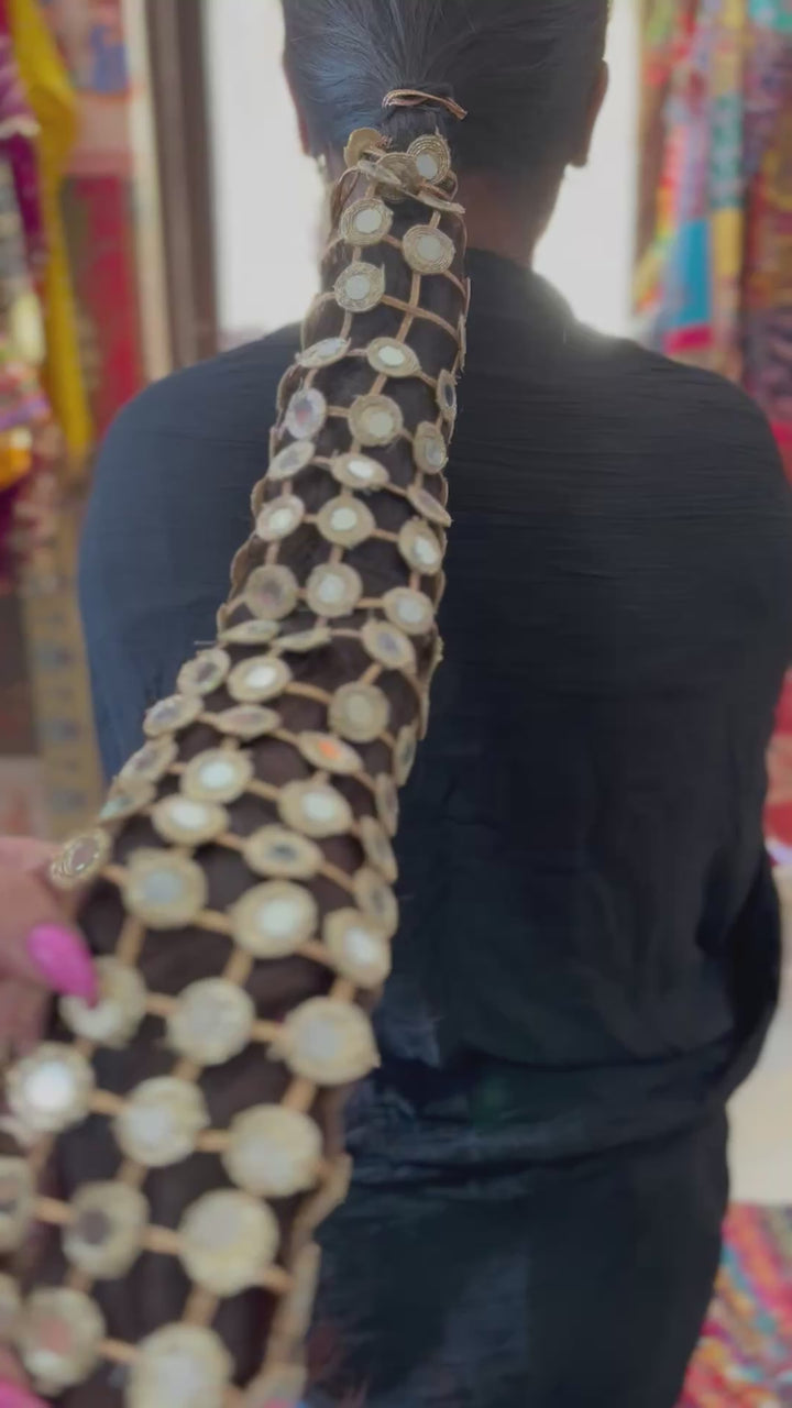 Saanjh hair drape