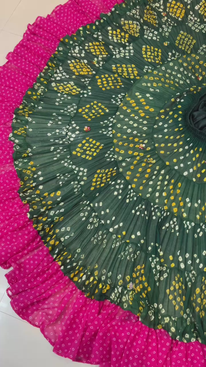 Bloom Bandhani Senirota Skirt