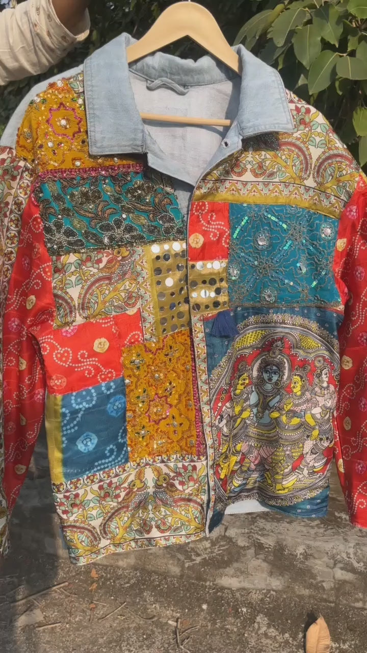 Kalamkari Royale Patchwork Jacket