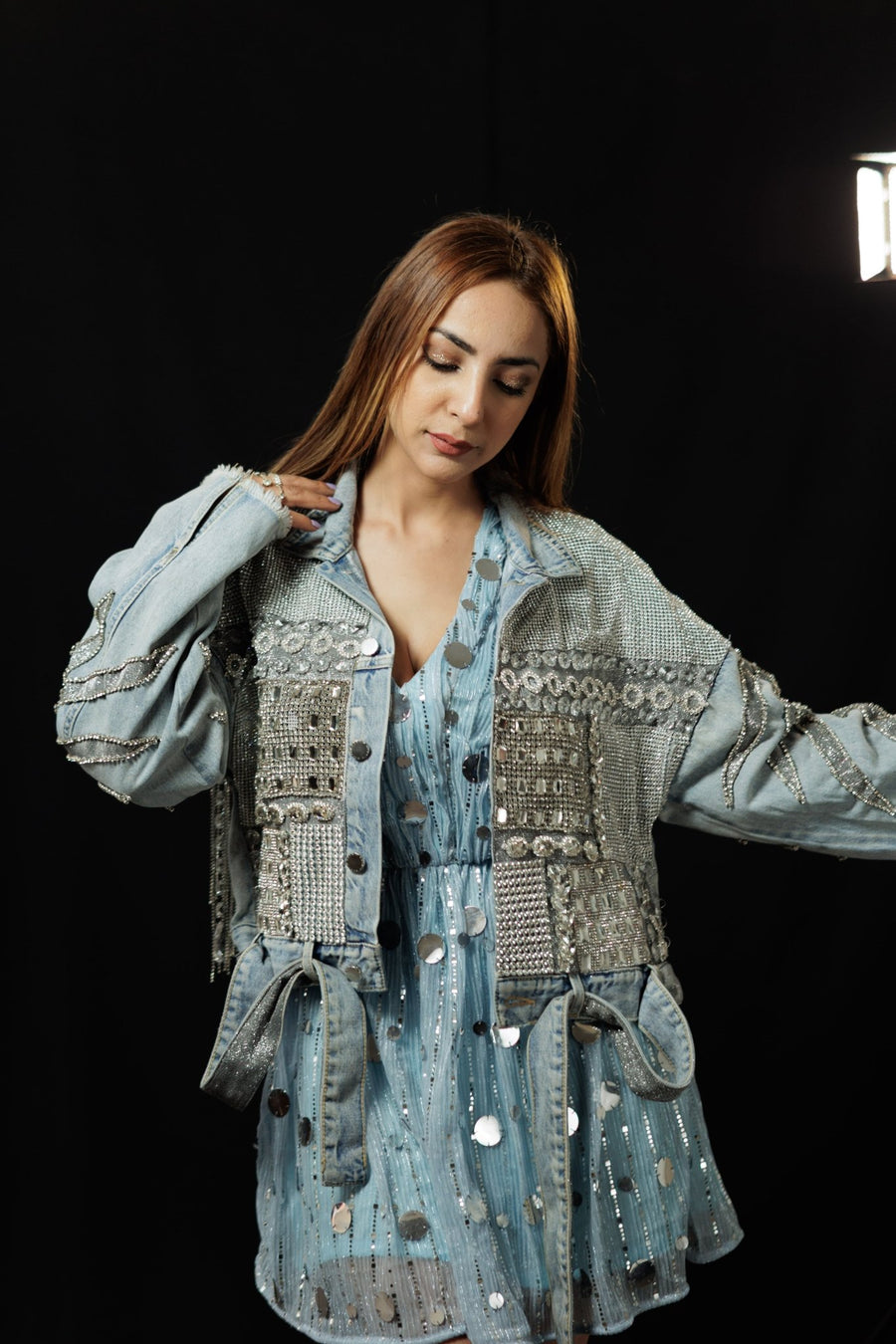 Rhinestone Bling jacket - banjaratrailRhinestone Bling jacketjackets70593313