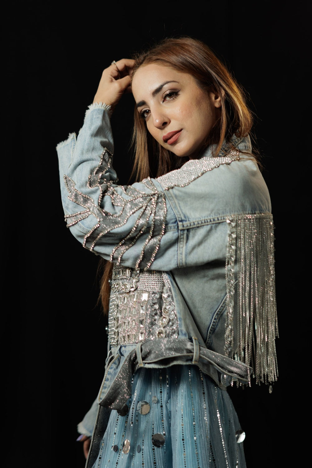 Rhinestone Bling jacket - banjaratrailRhinestone Bling jacketjackets70593313