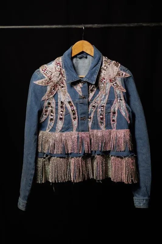 Rhinestone floral jacket - banjaratrailRhinestone floral jacket71935808