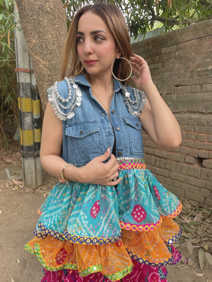 Ruffle dream denim shrug - banjaratrailRuffle dream denim shrug19666752