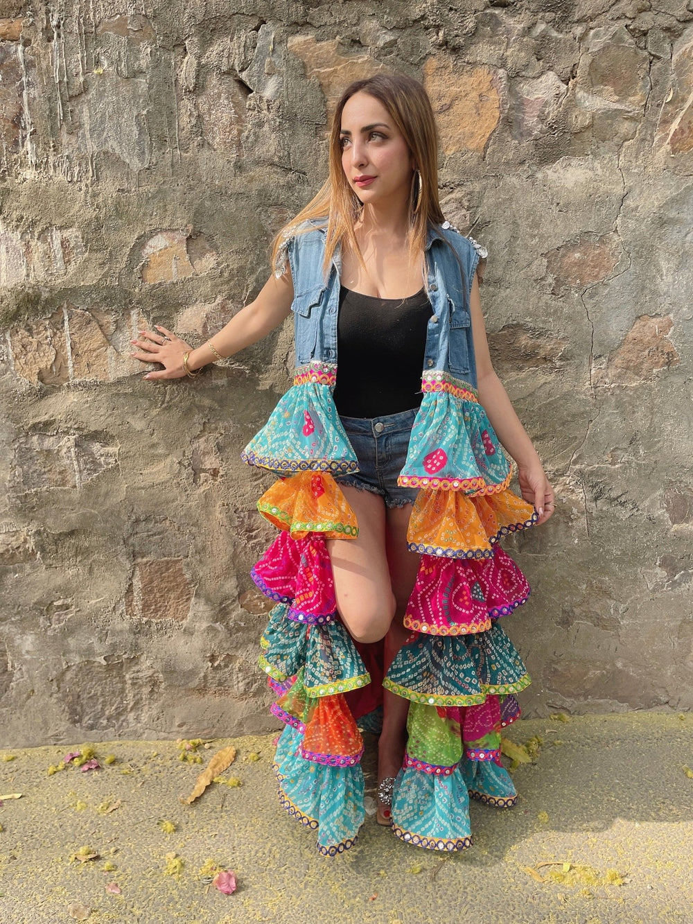 Ruffle dream denim shrug - banjaratrailRuffle dream denim shrug19666752