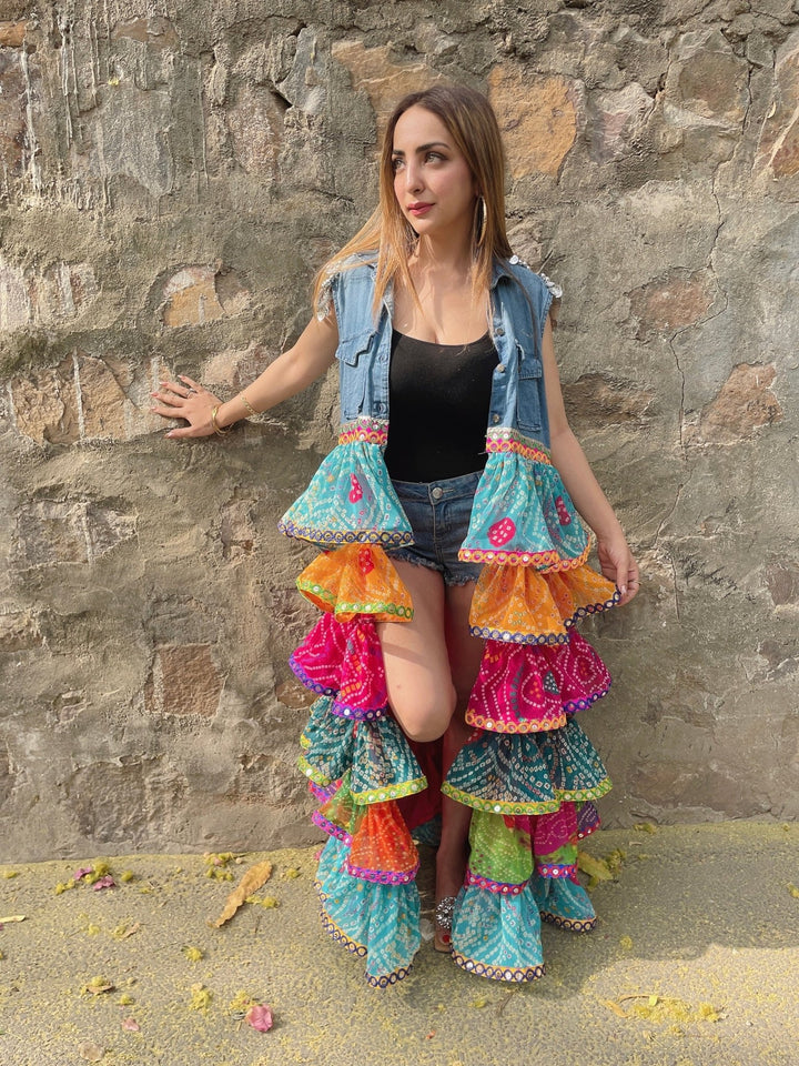 Ruffle dream denim shrug - banjaratrailRuffle dream denim shrug19666752