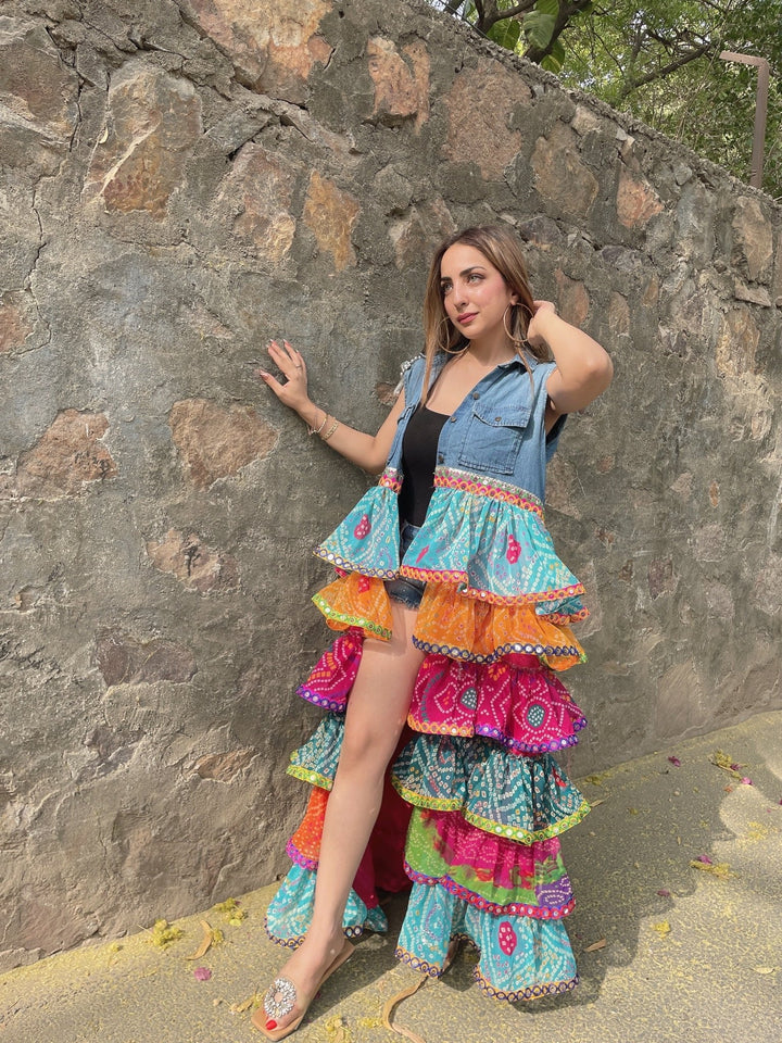 Ruffle dream denim shrug - banjaratrailRuffle dream denim shrug19666752