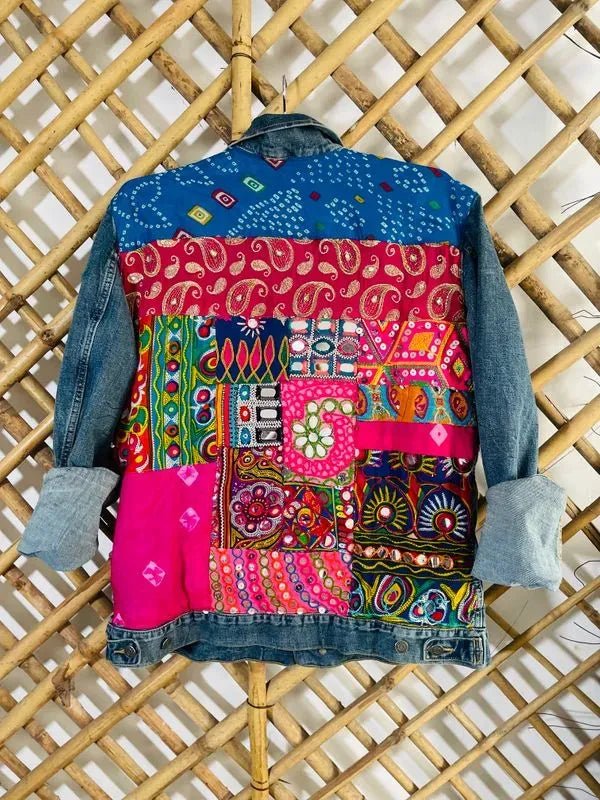 Shades of blue and pink jacket - banjaratrailShades of blue and pink jacket04732274