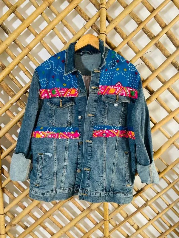 Shades of blue and pink jacket - banjaratrailShades of blue and pink jacket04732274