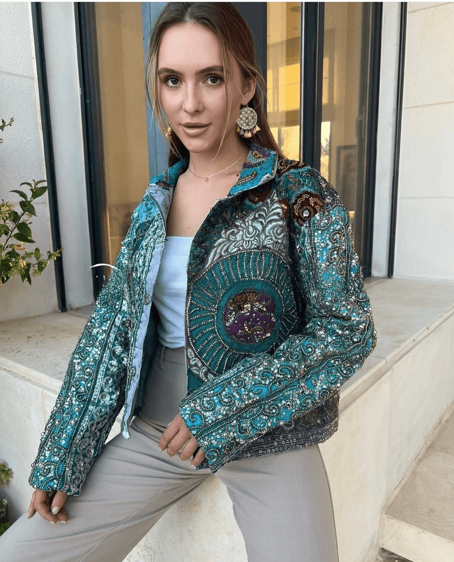 ‘Shehzaadi’ - Embellished Jacket - banjaratrail‘Shehzaadi’ - Embellished Jacket44382489