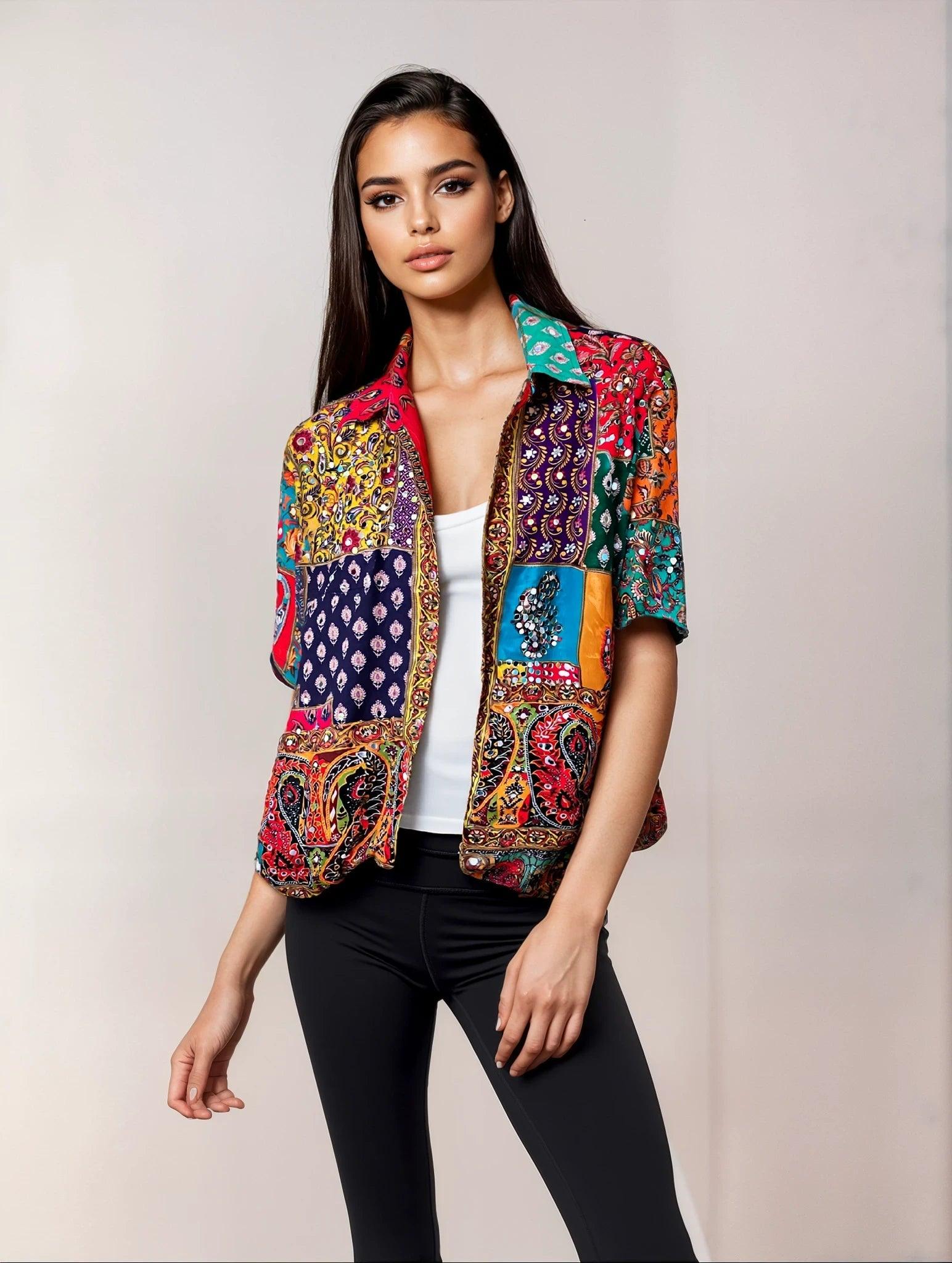 parkle Sutraâ€-mirror shirt women - banjaratrail