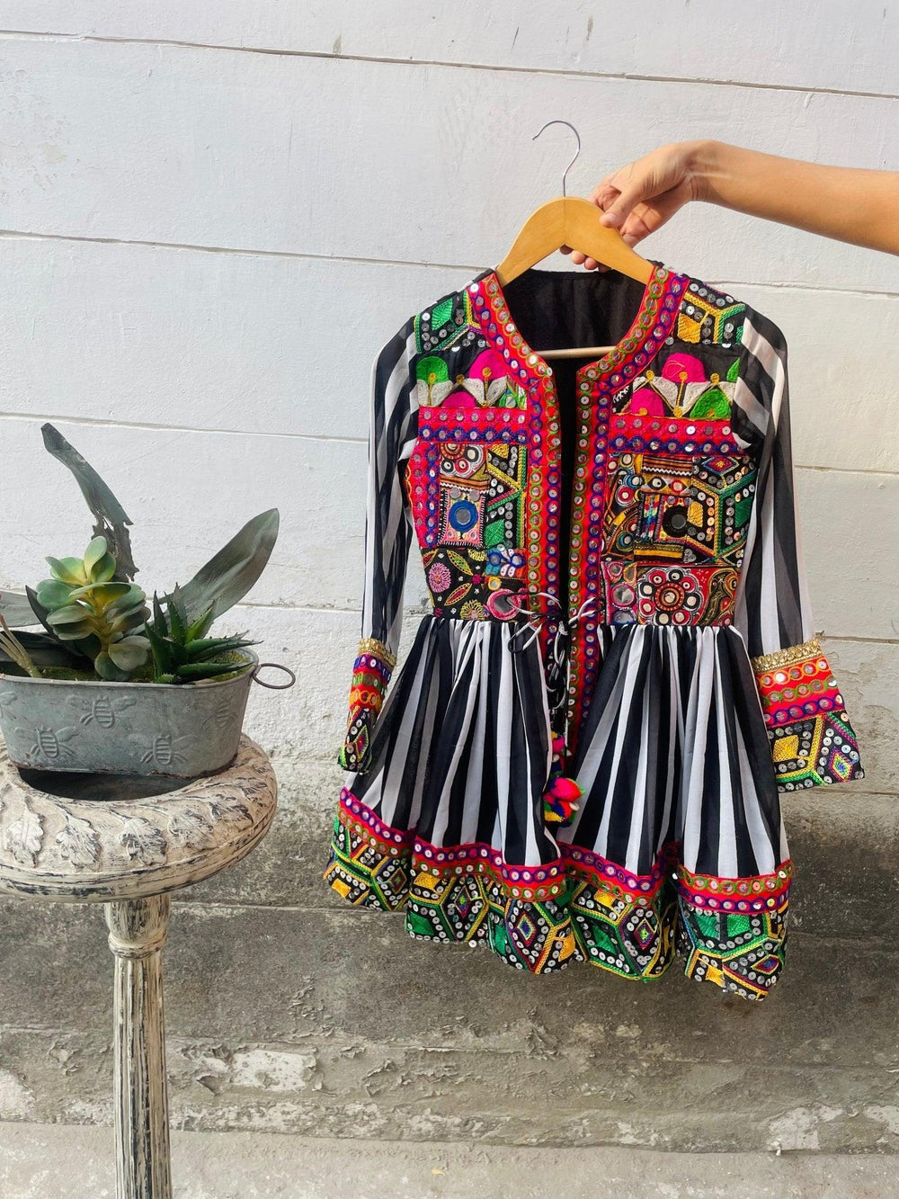 Stripe Banjara peplum top - banjaratrail