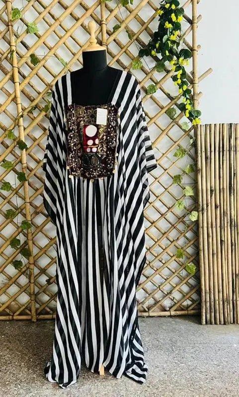 KAARIGARI- Embellished Kaftan - banjaratrail