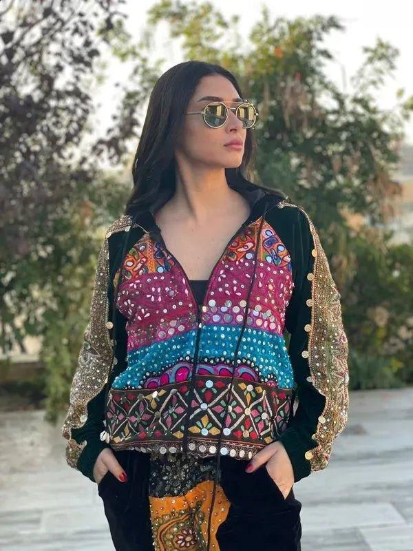 Velvet hoodie and pants set - banjaratrail