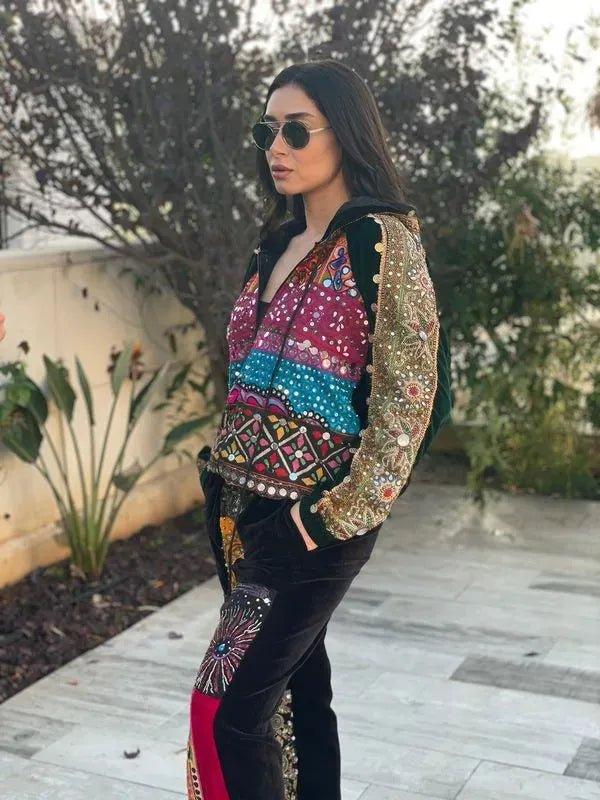 Velvet hoodie and pants set - banjaratrail