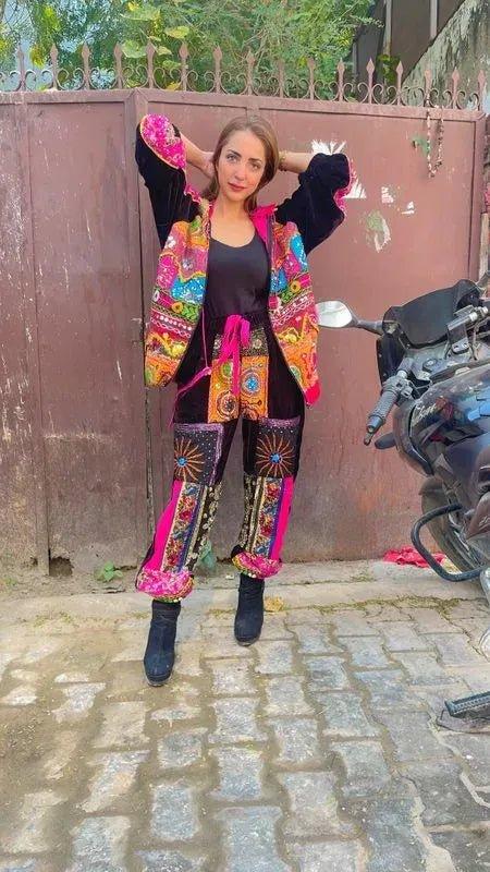 Velvet hoodie and pants set - banjaratrail